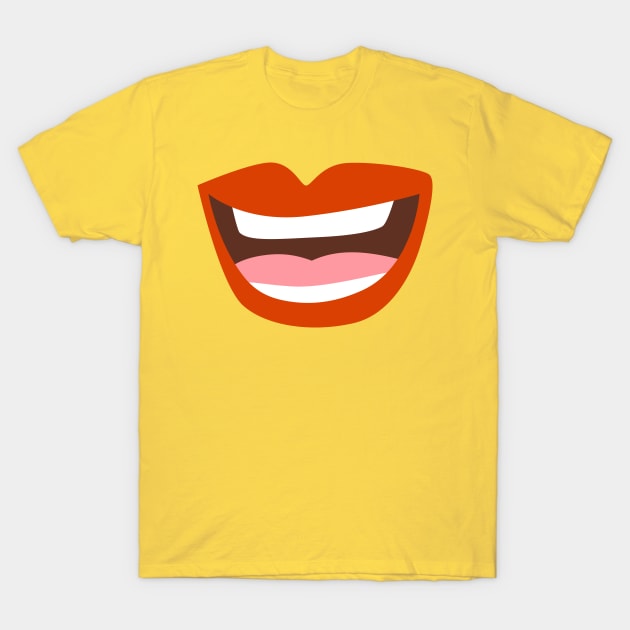 Red lips and big smile T-Shirt by marufemia